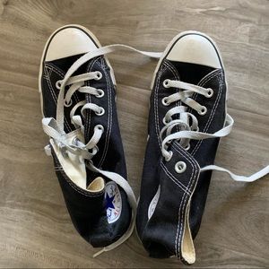 Converse All Star Black Hightop Sneakers M8/L6